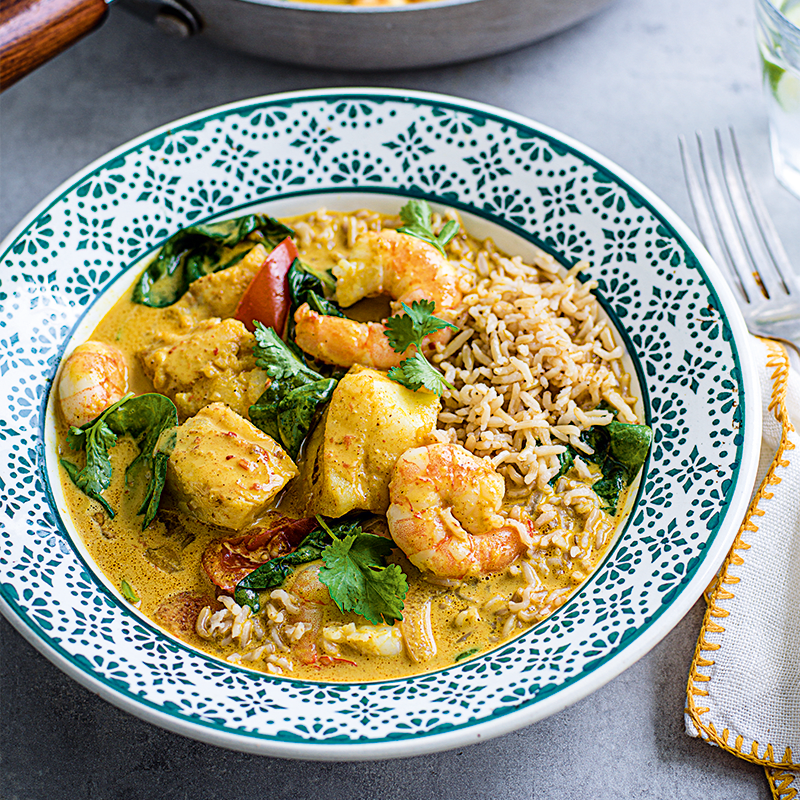 Photo of Spiced coconut seafood curry by WW