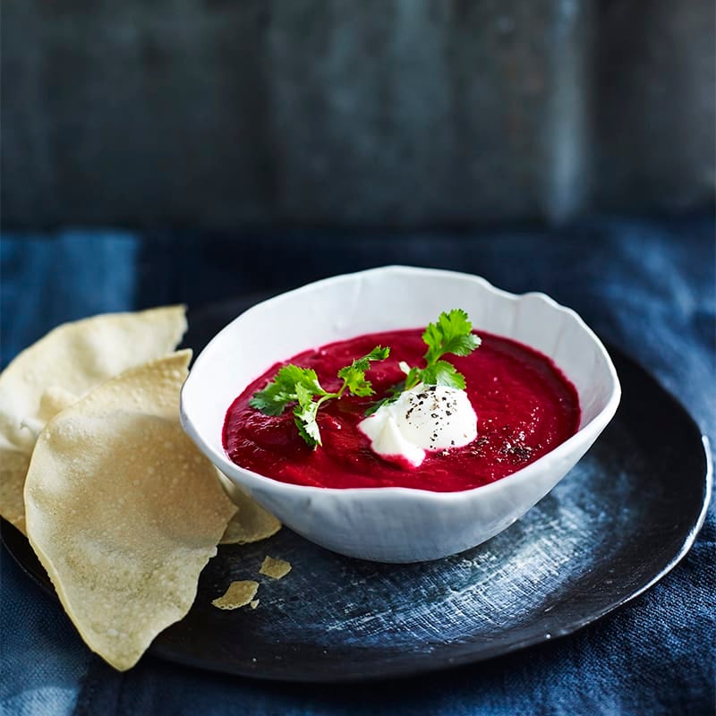 Photo of Indian beetroot curry soup by WW