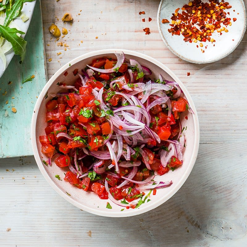 Photo of Tomato and red onion salsa by WW