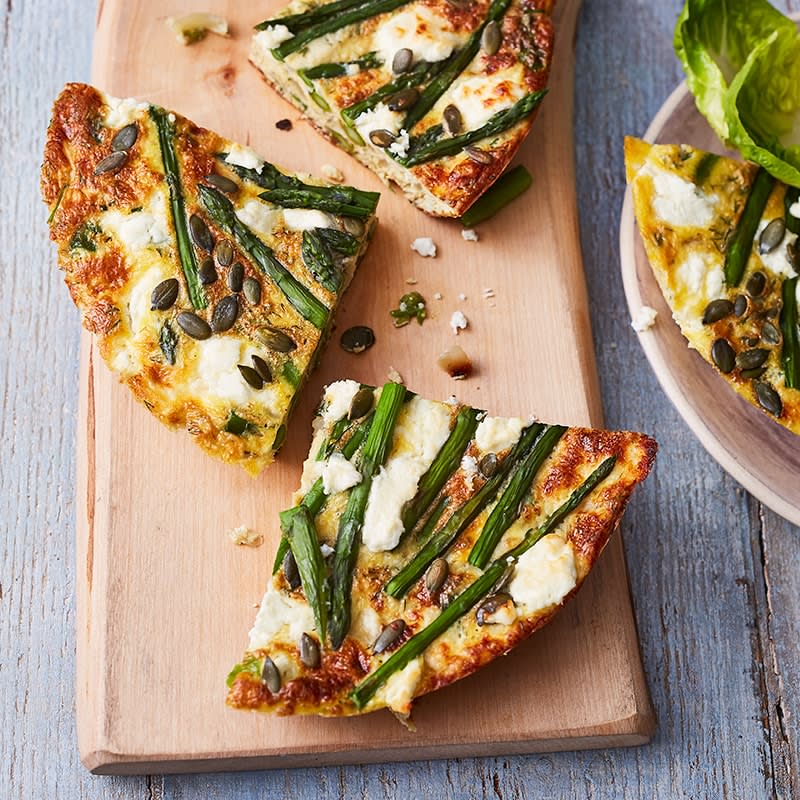 Photo of Goat's cheese and asparagus frittata by WW