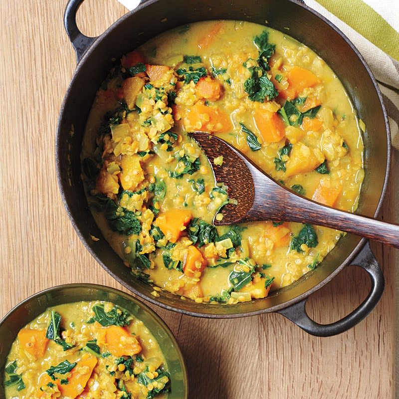 Photo of Pumpkin, kale and coconut curry by WW