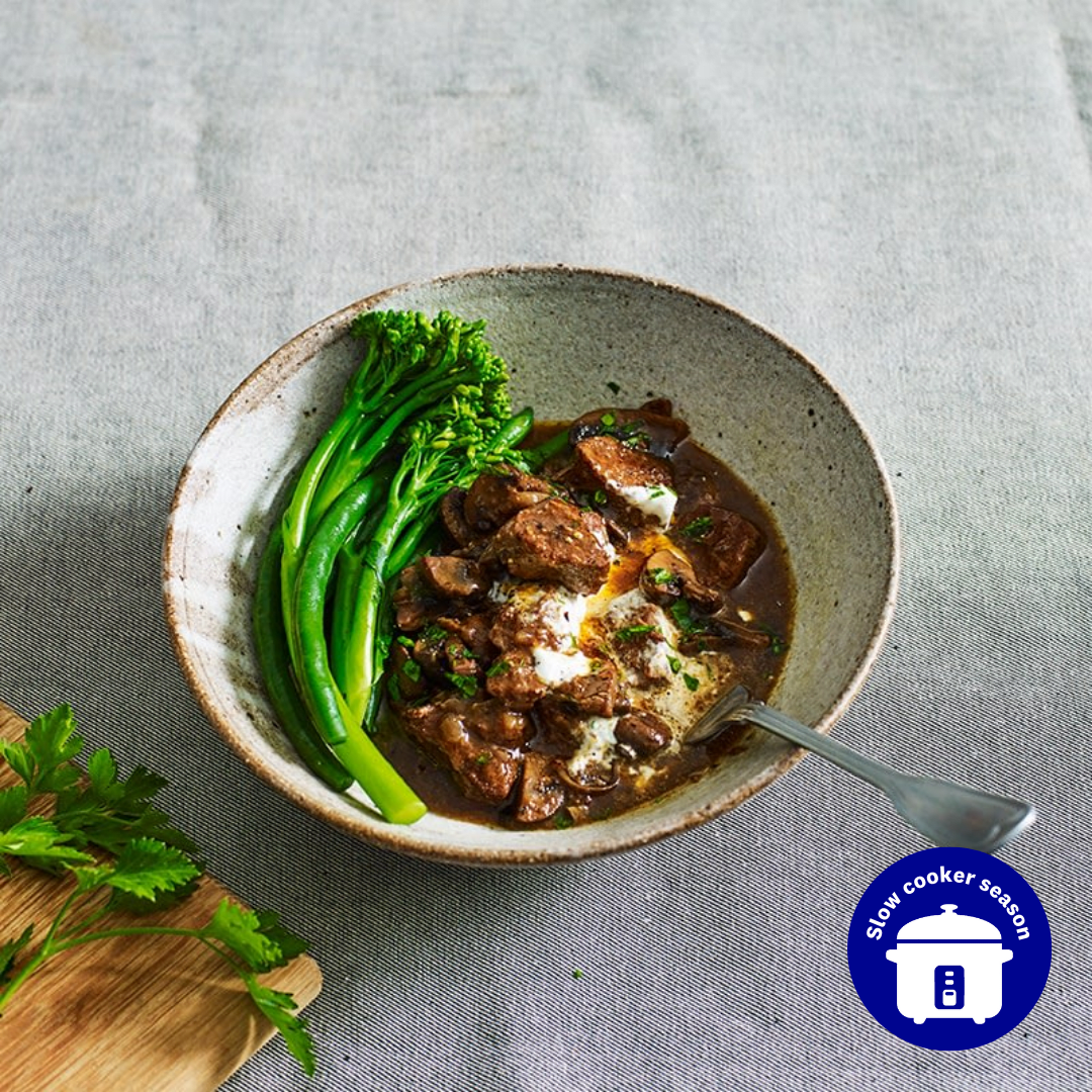 Photo of Slow-cooked beef stroganoff by WW