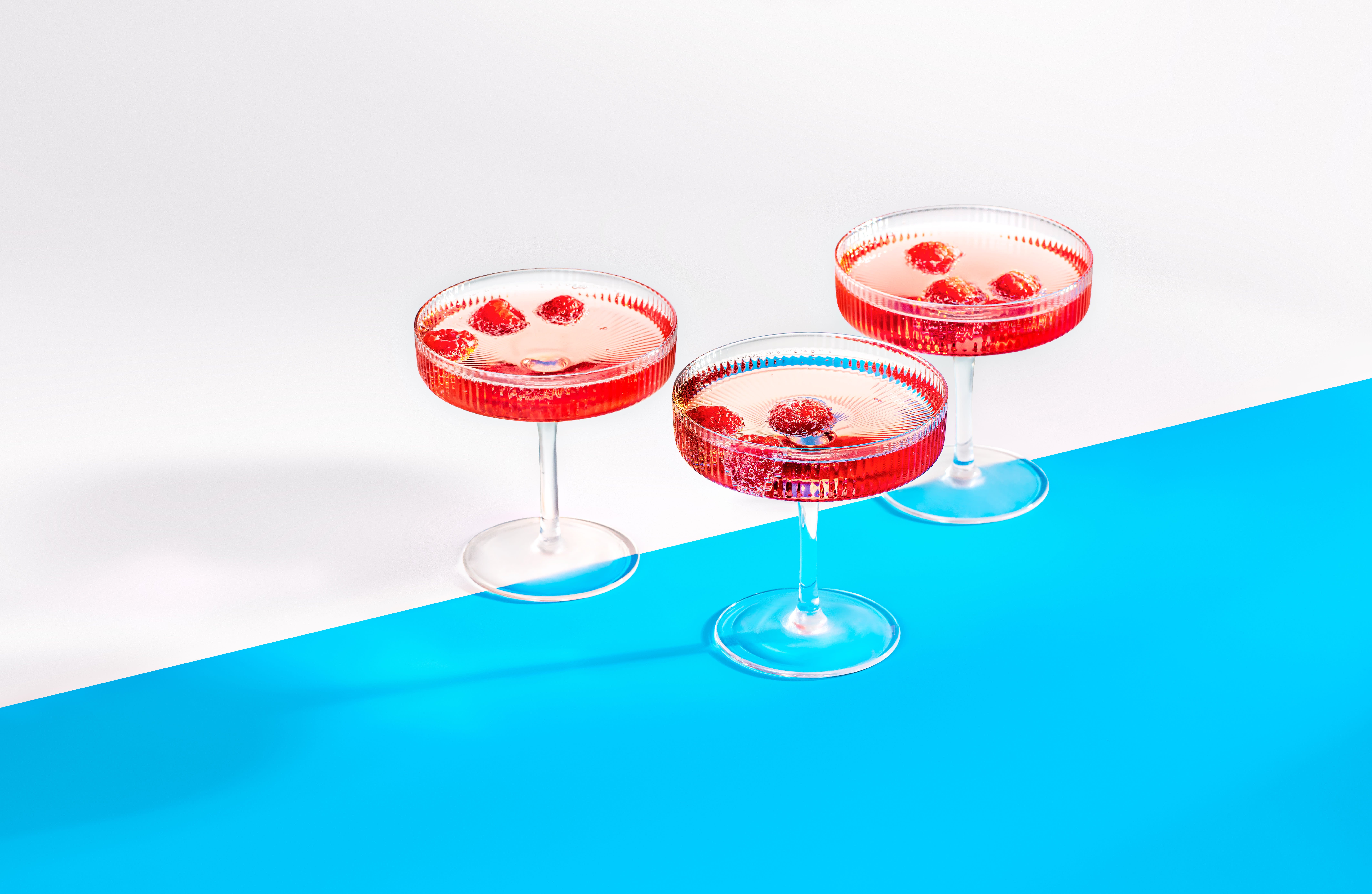 Photo of Prosecco raspberry cocktail by WW