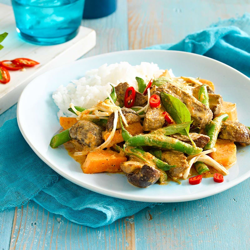 Photo of Thai red beef curry with sweet potato by WW