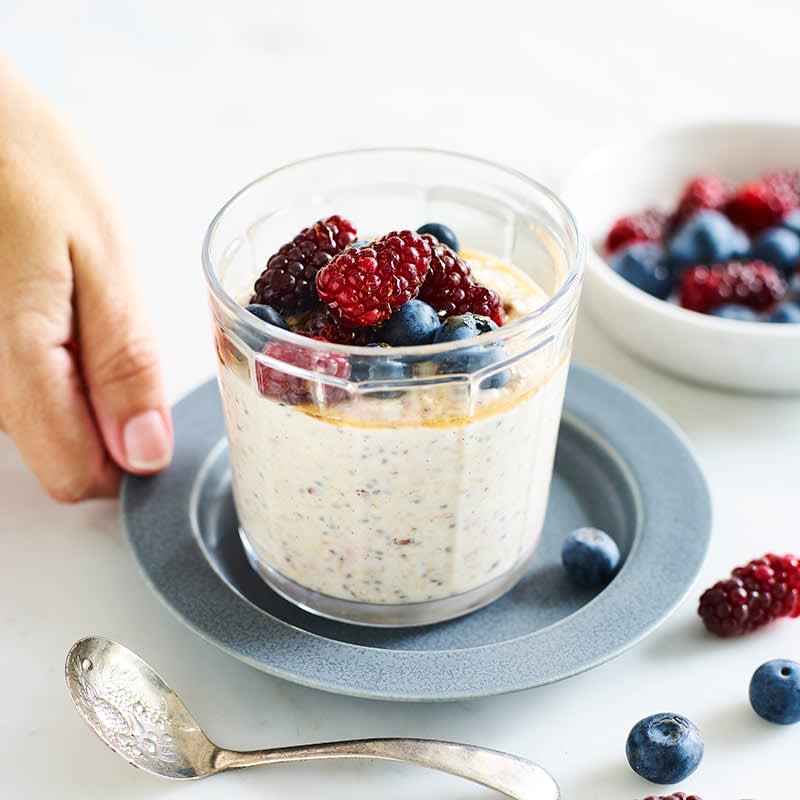 Photo of Mixed berry overnight oats by WW