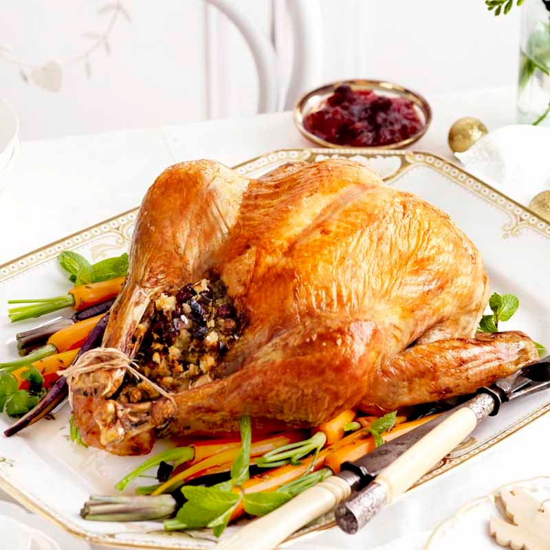 Photo of Turkey with apple, cranberry and herb stuffing by WW