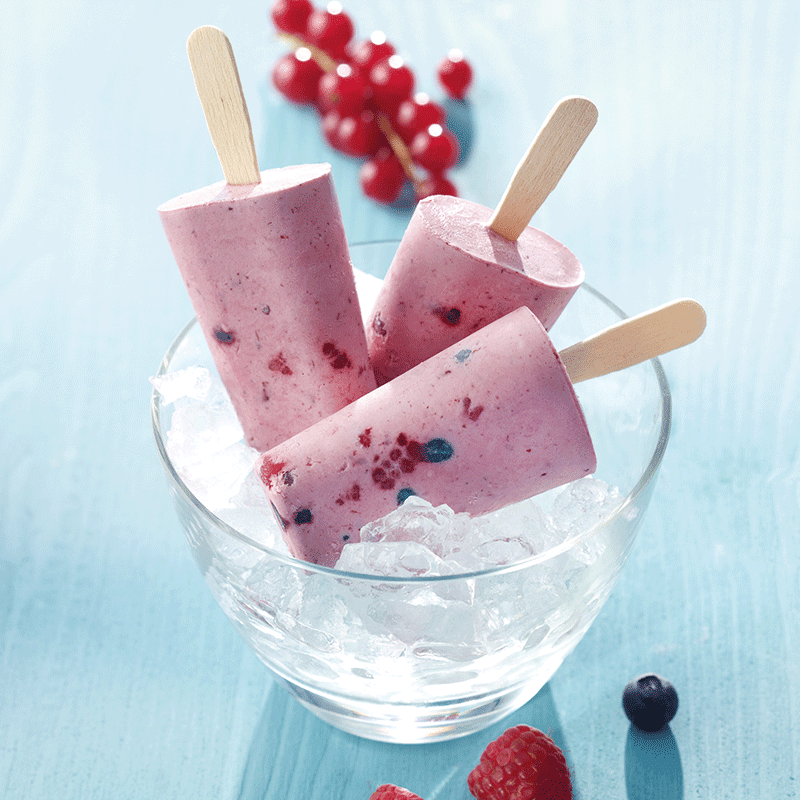 Photo of Caramel berry popsicles by WW