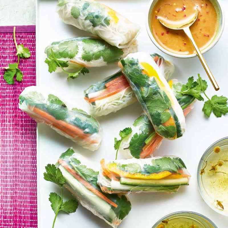 Photo of Summer rolls with satay sauce by WW