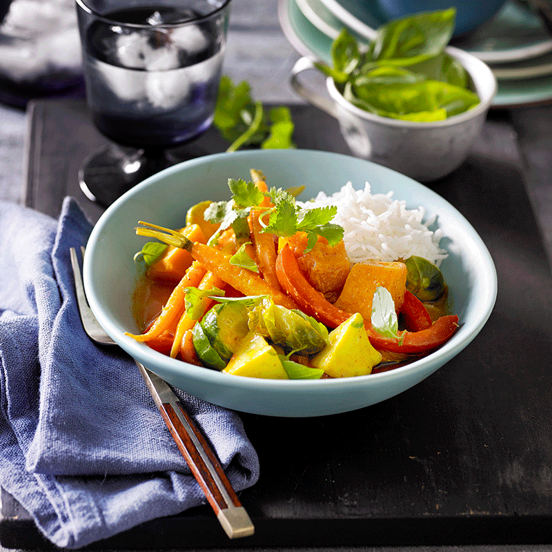 Photo of Thai yellow vegetable curry by WW