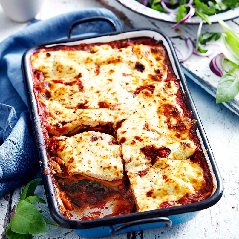 Photo of Mixed vegetable lasagne with ricotta topping by WW