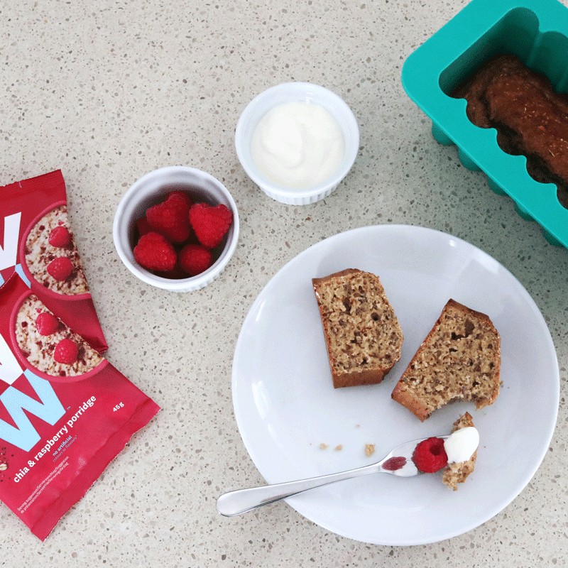 Photo of Chia and raspberry breakfast loaf by WW