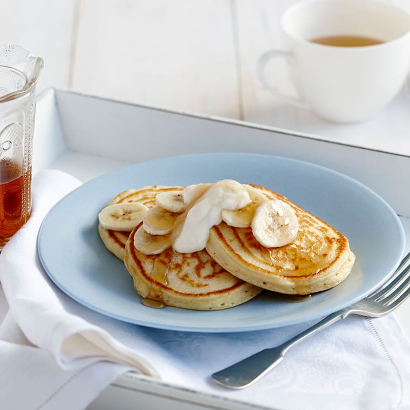 Photo of Vanilla pancakes with banana and yoghurt by WW