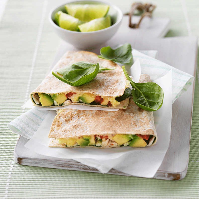 Photo of Toasted chicken, avocado and cheese tortilla by WW
