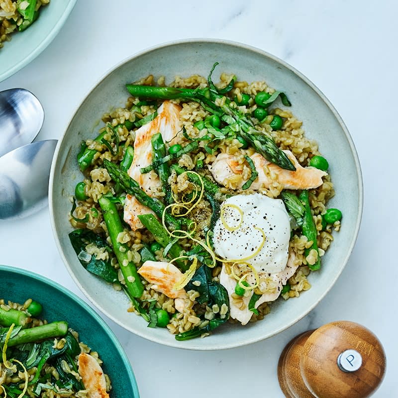 Photo of Freekeh chicken and asparagus 'risotto' by WW