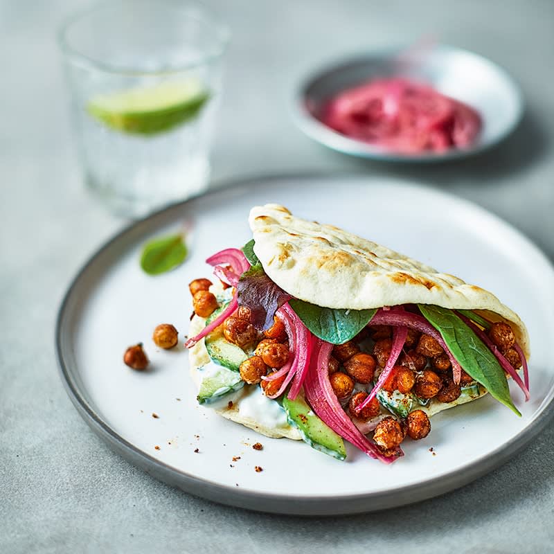 Photo of Roasted chickpea gyros by WW