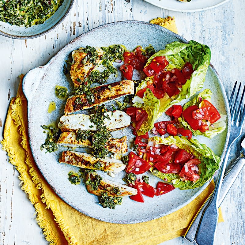 Photo of Grilled chicken with mint chimichurri by WW
