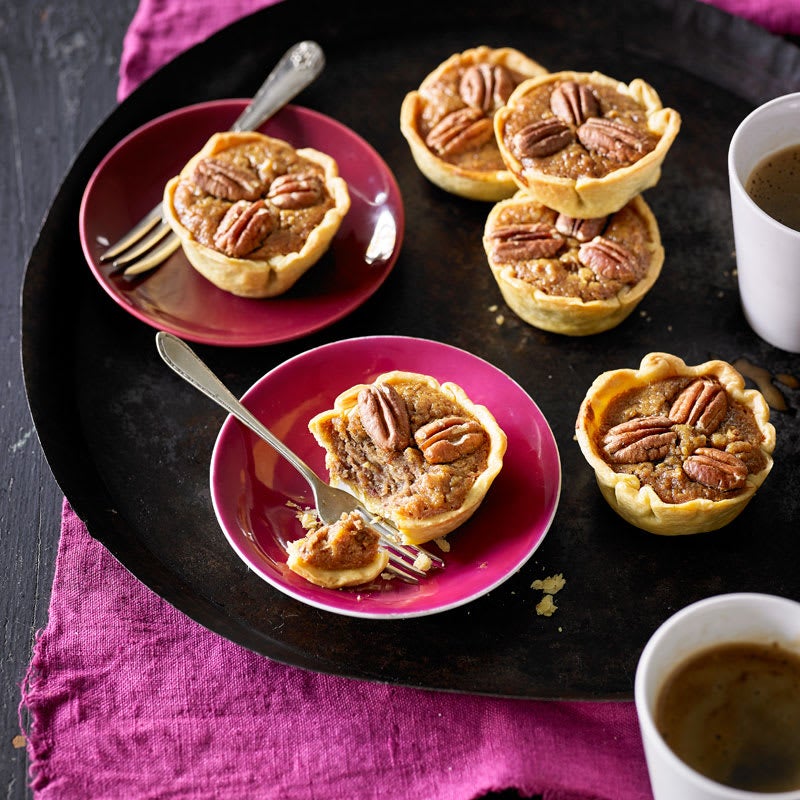 Pecan and date pies