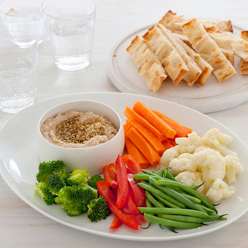 Photo of White bean dip with crudités by WW