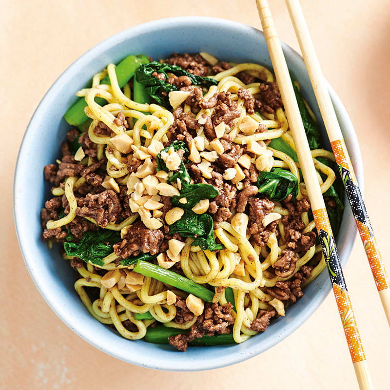 Photo of Sticky beef with noodles and greens by WW