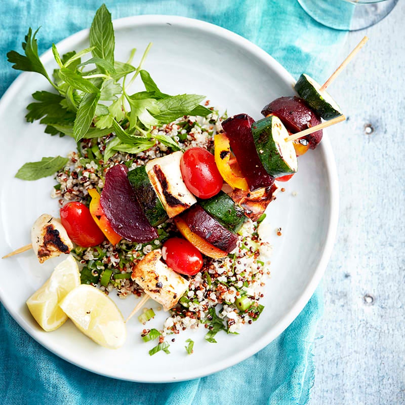 Photo of Haloumi skewers with quinoa by WW