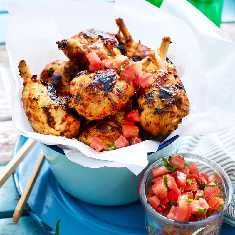 Photo of Portugese chicken legs with spicy tomato salsa by WW