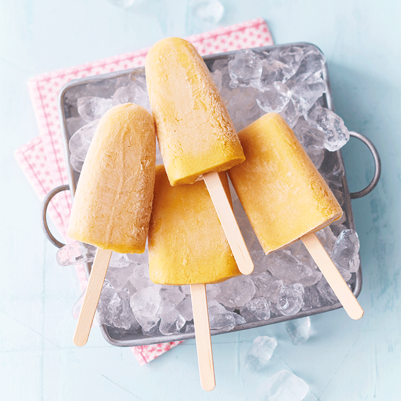 Photo of Mango coconut smoothie popsicles by WW