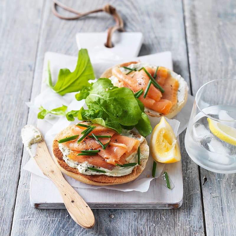Photo of Bagels with smoked salmon by WW