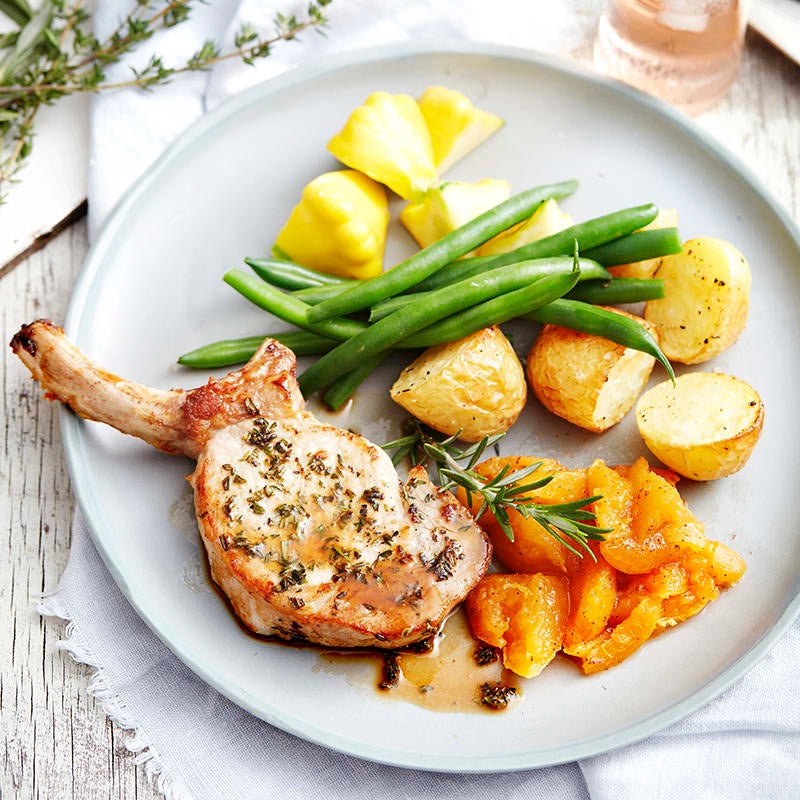 Photo of Roast pork cutlets with spiced apricots by WW