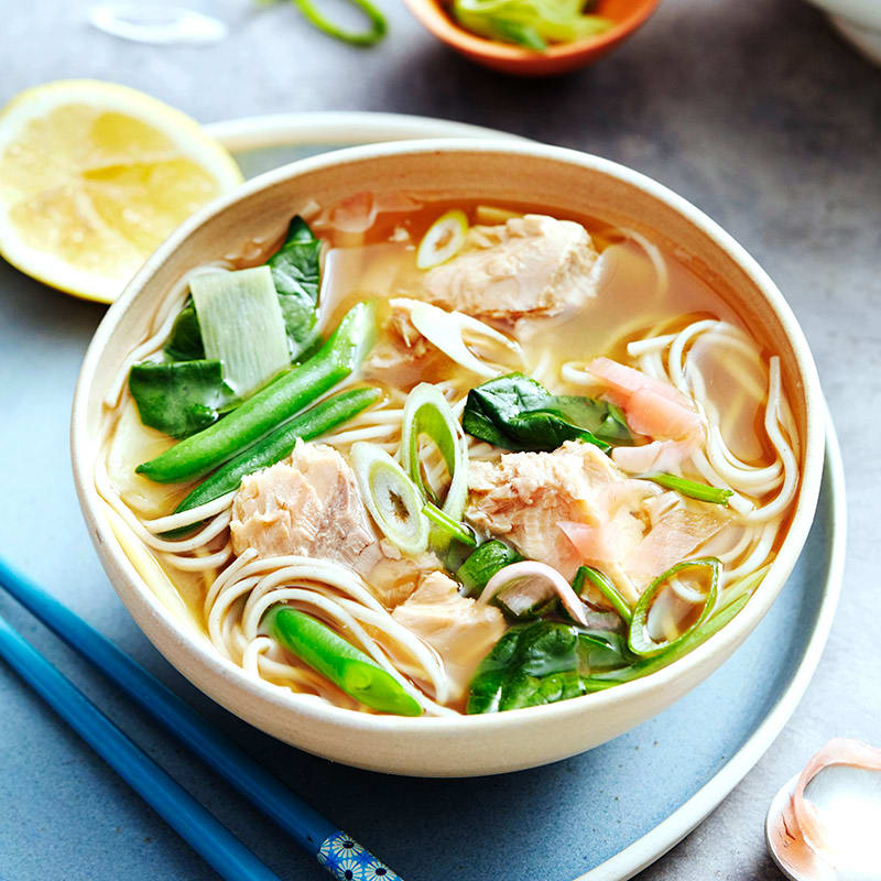 Photo of Japanese salmon and soba broth by WW