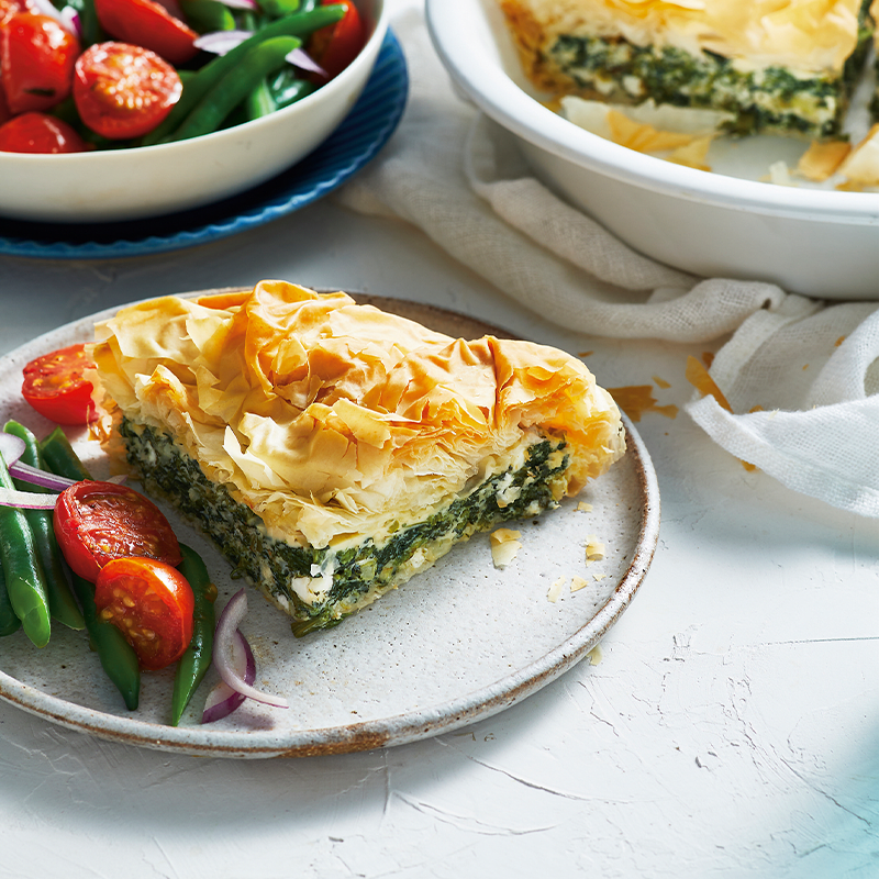 Photo of Spanakopita (Greek cheese and spinach pie) by WW