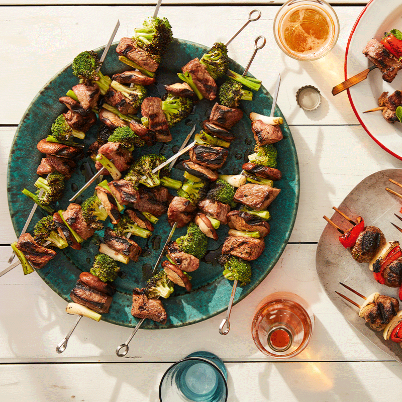 Photo of Beef and broccoli skewers by WW