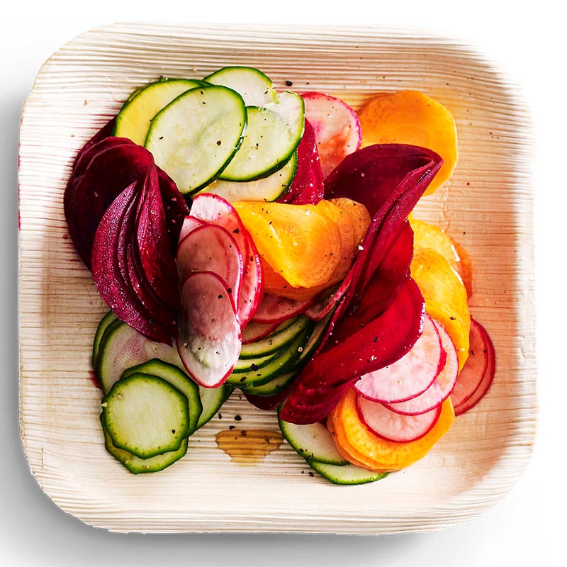 Photo of Raw rainbow vegetable salad by WW