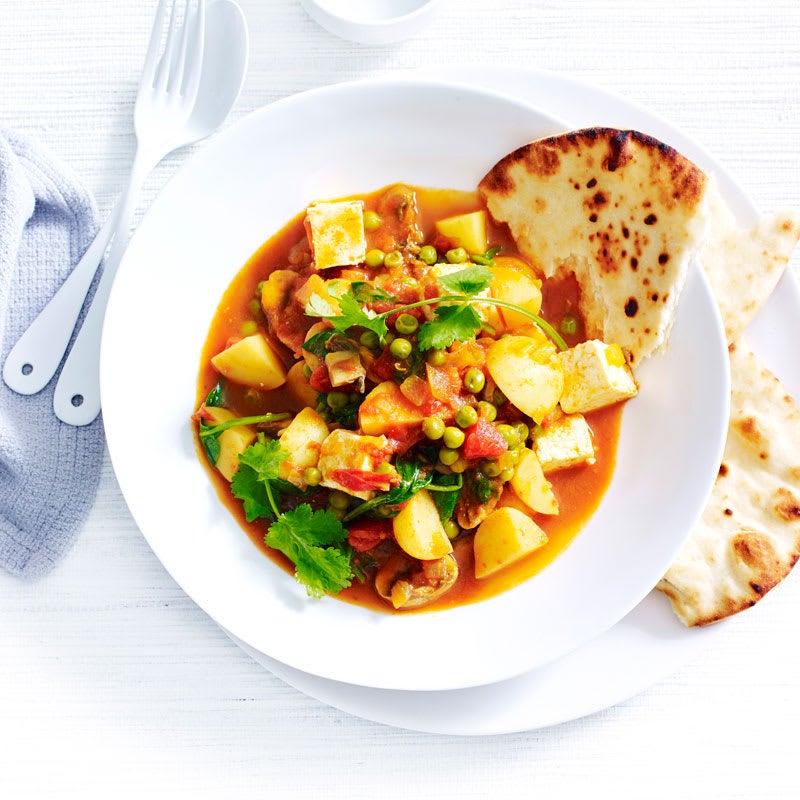 Photo of Pea, potato and paneer curry by WW