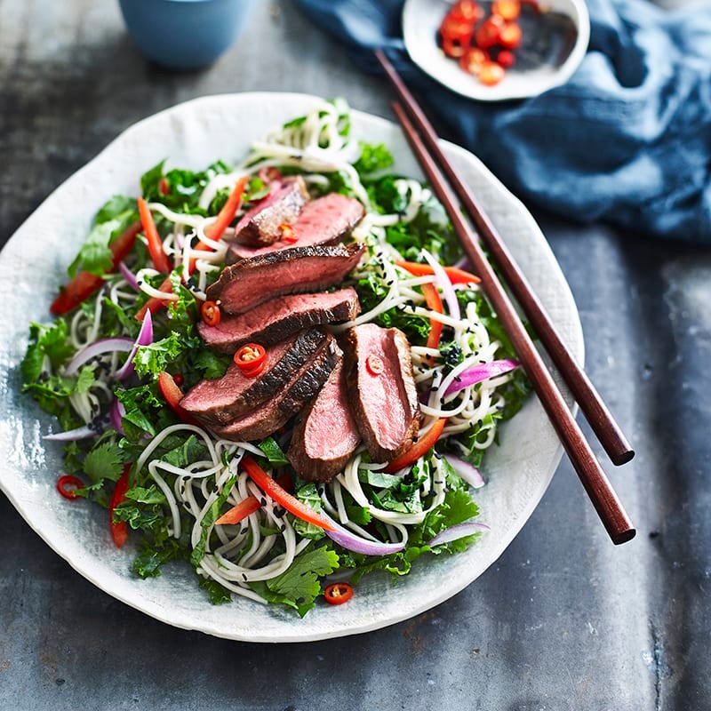 Photo of Chilli barbecued lamb with soba salad by WW