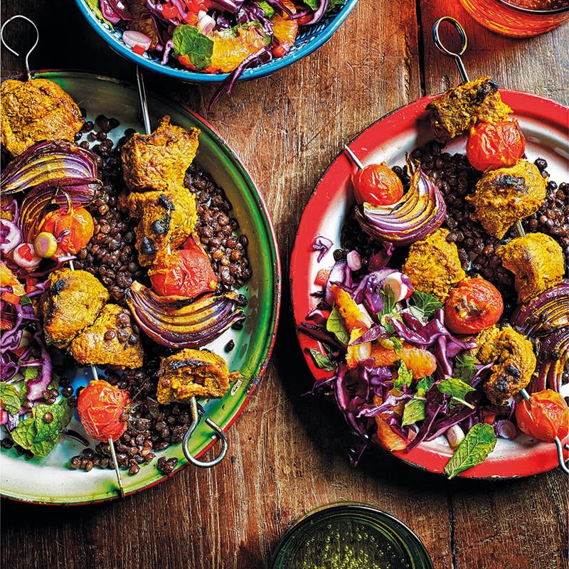 Photo of Lamb tikka kebabs with spicy coleslaw by WW