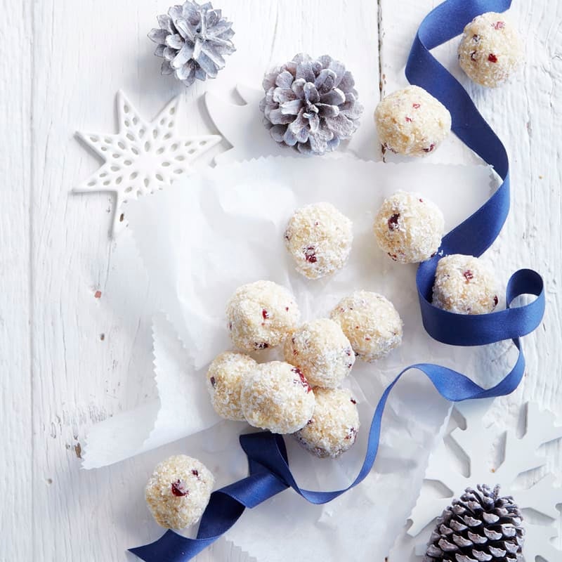 Photo of White Christmas bliss balls by WW