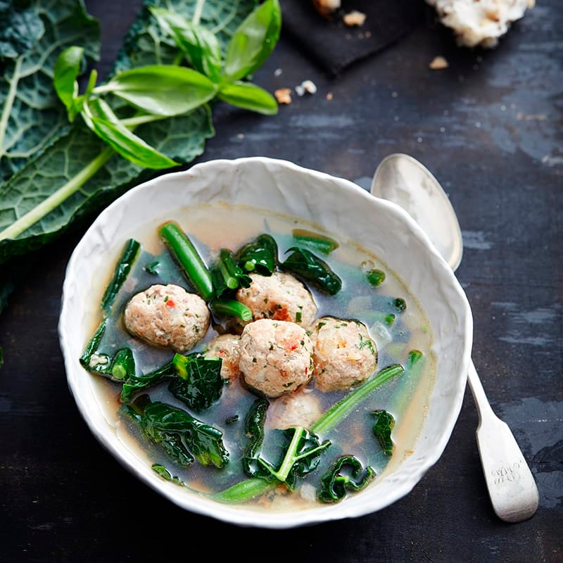 Photo of Pork meatball and kale soup by WW