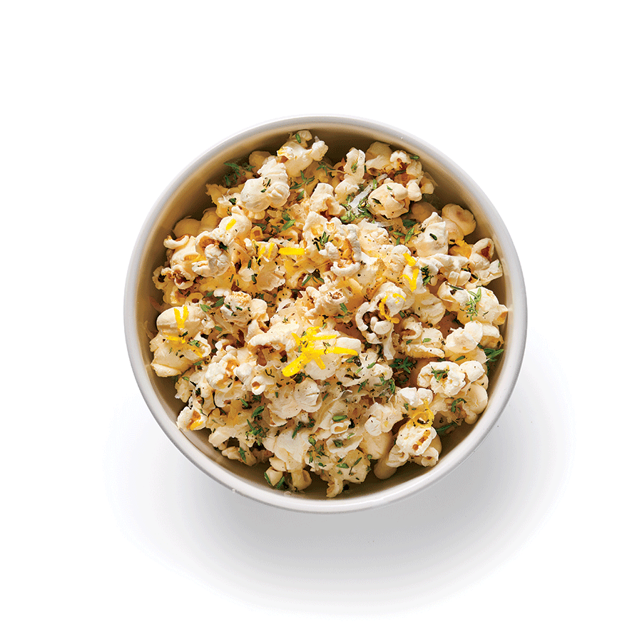 Photo of Parmesan popcorn with lemon and thyme by WW