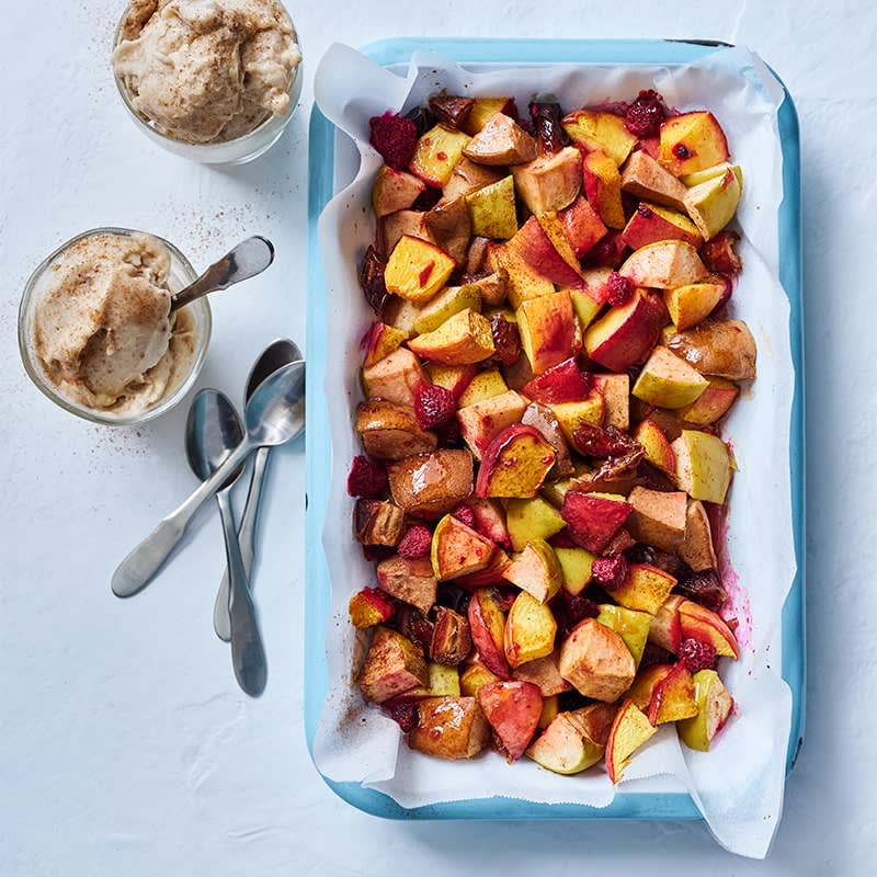 Photo of Baked fruit with banana whip 'ice cream' by WW