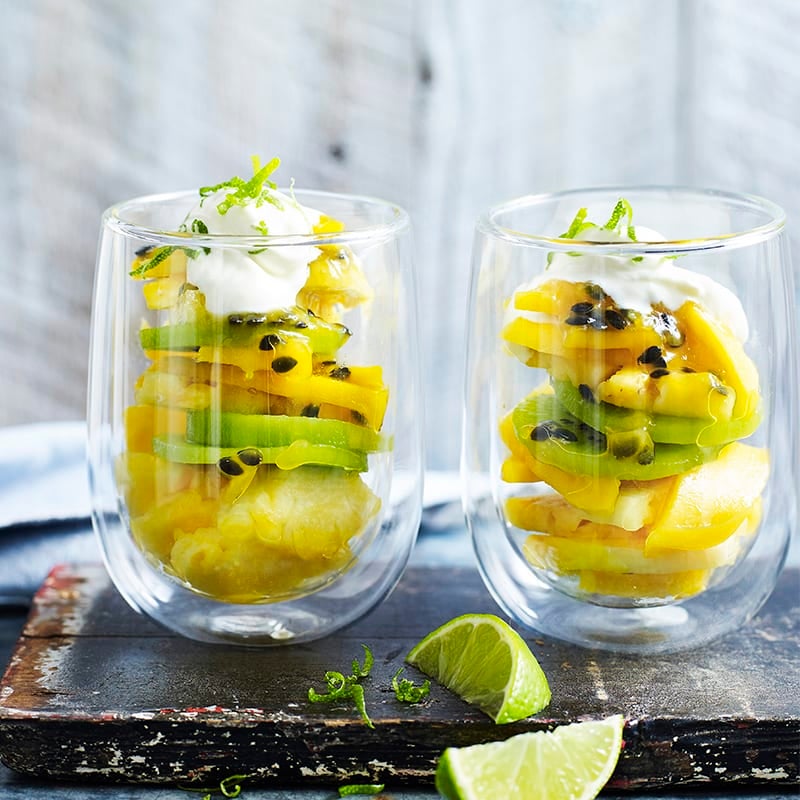 Photo of Tropical fruit with passionfruit sauce by WW