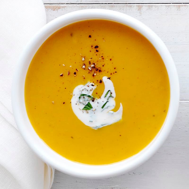 Photo of Curried sweet potato soup by WW