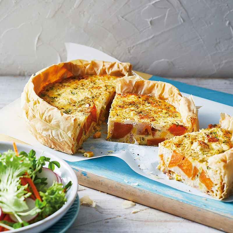 Photo of Sweet potato, corn and bacon quiche by WW