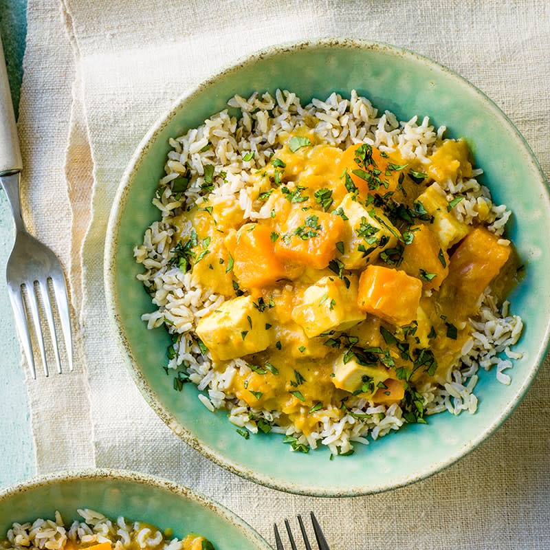 Photo of Butternut pumpkin and tofu Thai curry by WW
