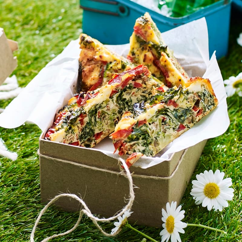 Photo of Kale, pancetta, broccoli and goat’s cheese frittata by WW