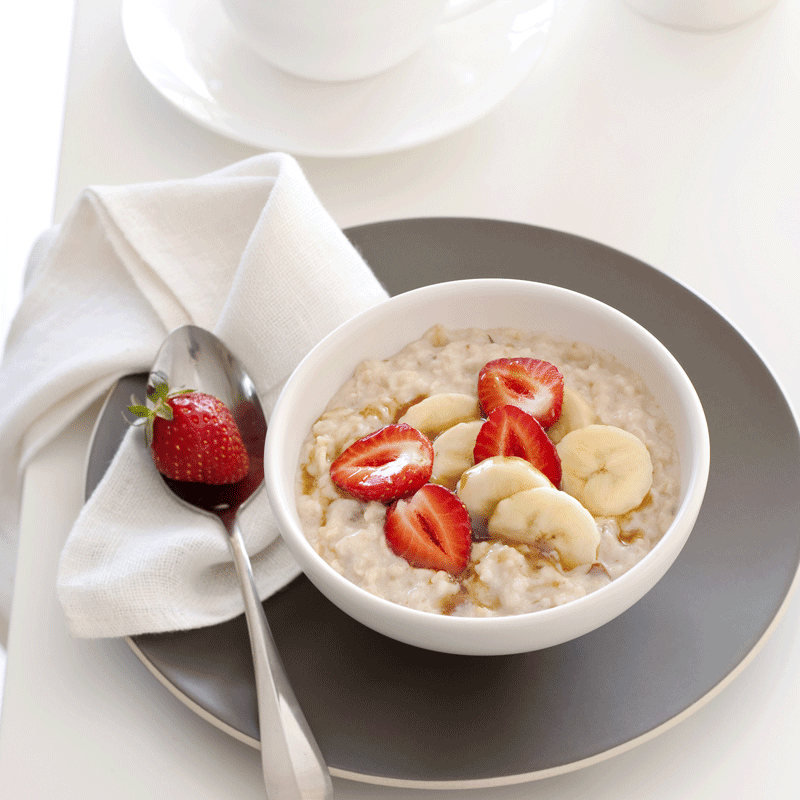 Date and banana porridge