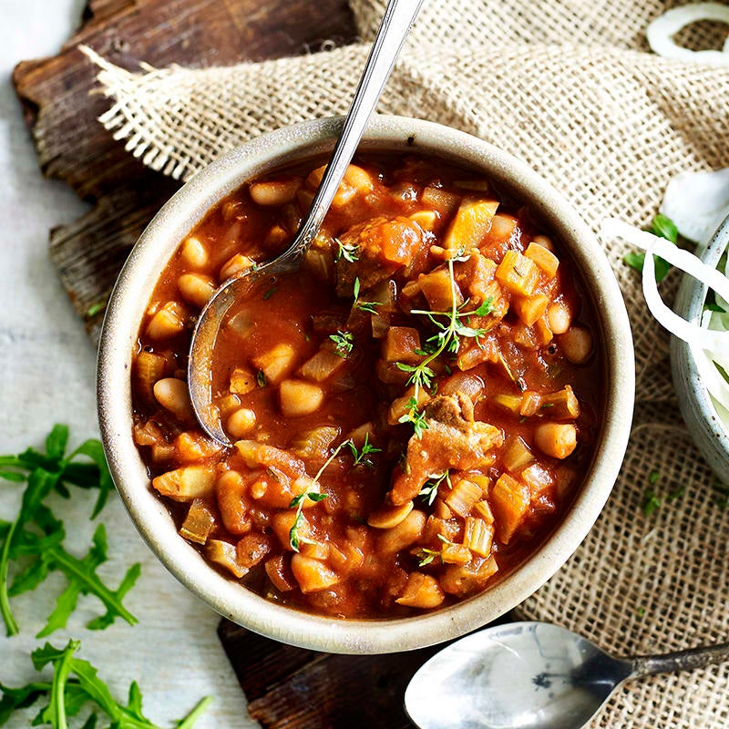 Photo of Slow cooked pork and beans by WW