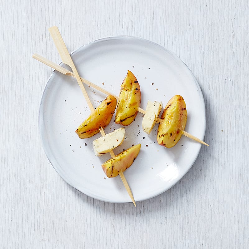 Photo of Grilled nectarine and haloumi by WW