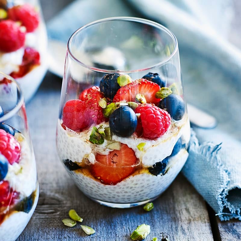 Photo of Mixed berry coconut chia pots by WW