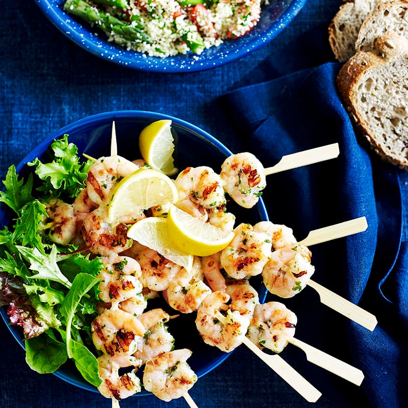 Photo of Garlic prawns with herb couscous by WW