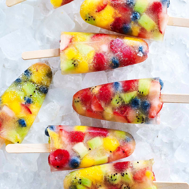 Photo of Coconut and fruit popsicles by WW